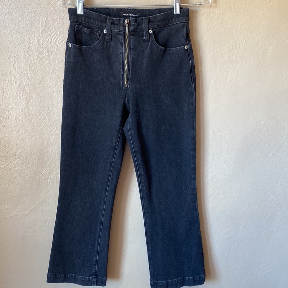 Lucky Brand Bridgette High Rise Crop Mini Boot Size 4/27